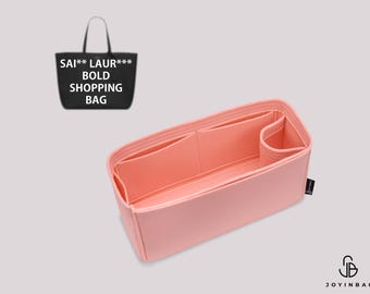 Tote Bag Organizer For Sai. Laur. Bold Shopping Bags | Purse Insert | Handbag Shaper | Bold East/West Shopping Bag