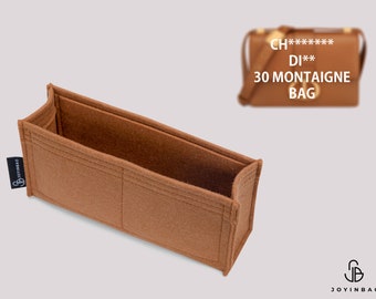 30 Montaigne Bag Insert & Purse Organizer - High-Quality Felt, Multiple Sizes - Pockets for Ultimate Organization - Small 30 Montaigne Bag