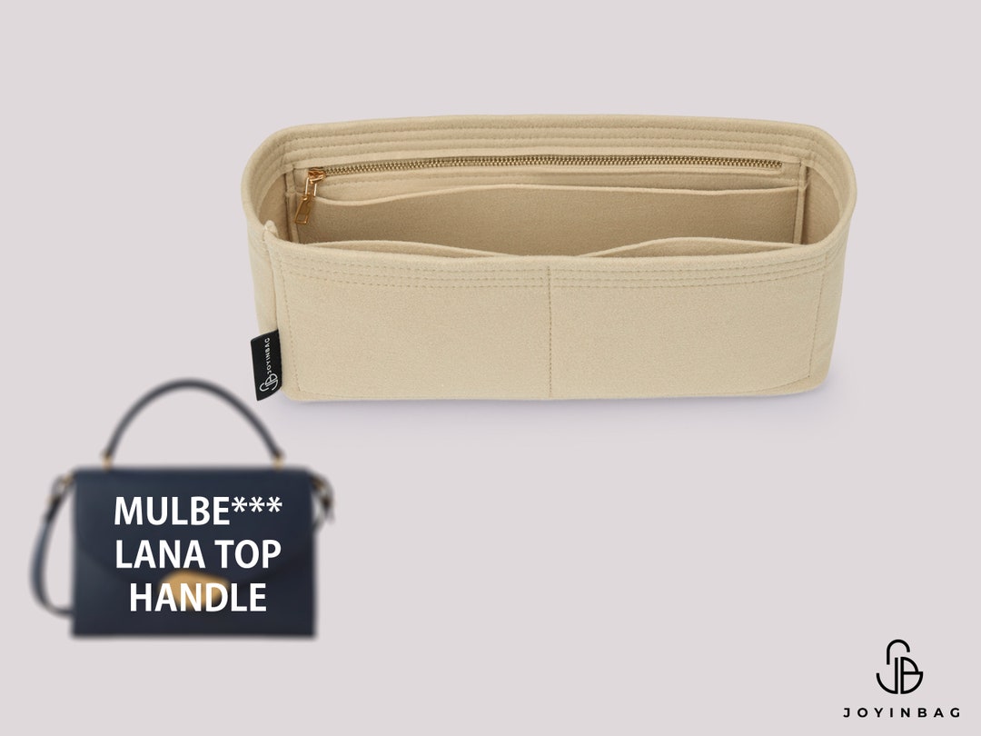 Lana Top Handle Bag Felt Insert & Purse Organizer - High-quality Felt ...