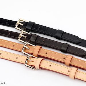 Adjustable Vachetta Leather Bag Strap: Replacement for Speedy, Alma, Neverfull & Crossbody Handbags