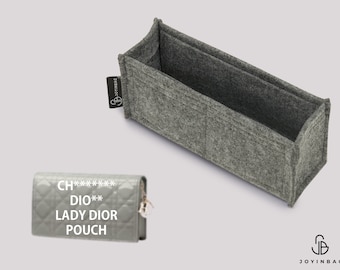 Lady Nano Pouch Felt Insert – Purse Organizer, 3 Pockets