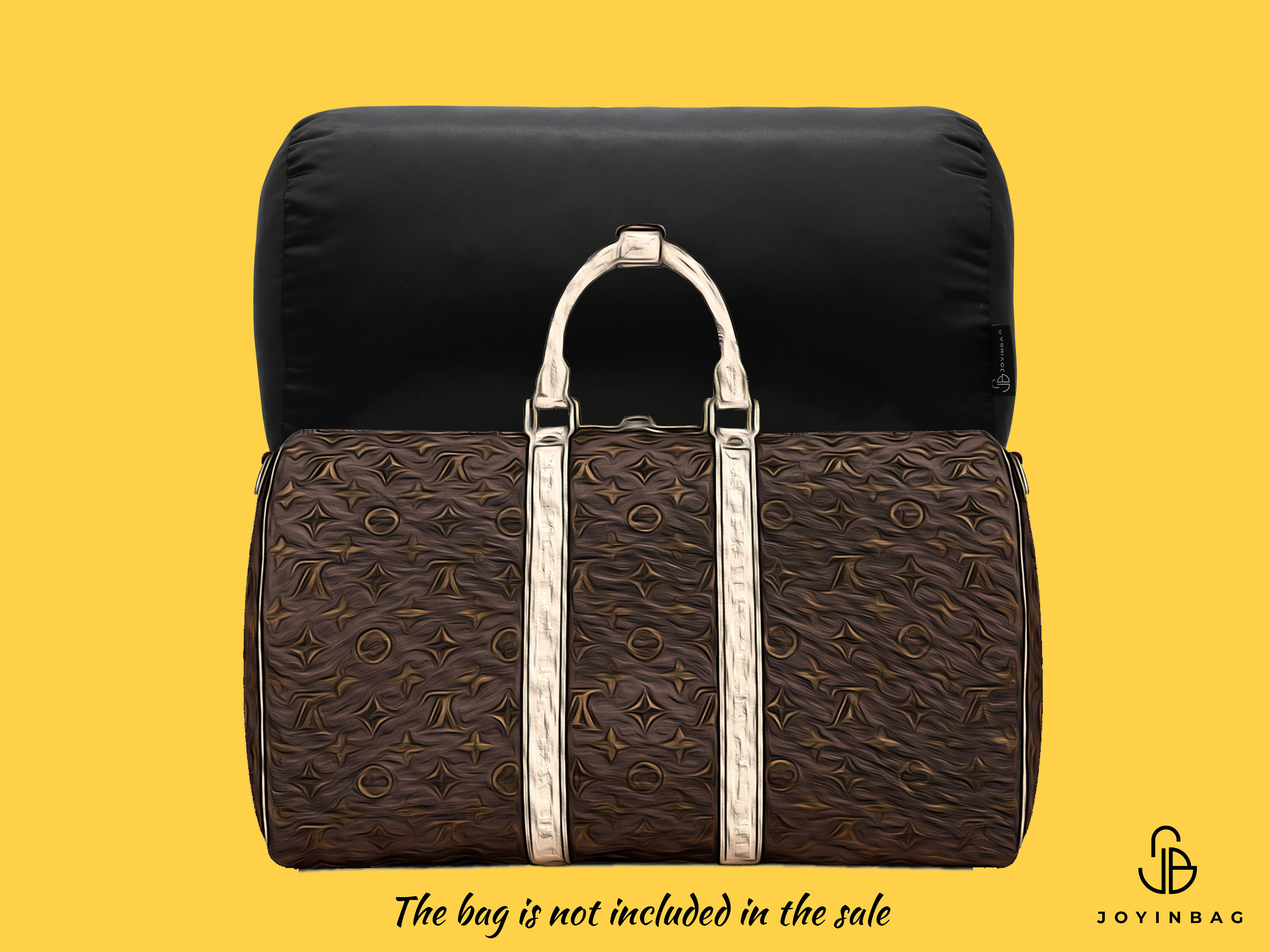 Satin Pillow Luxury Bag Shaper in Chocolate Brown For Louis Vuitton's  Keepall Luggage Bags