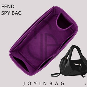 Purse Organizer For Spy Bag | Tote Bag Organizer | Designer Handbag Organizer | Bag Liner | Purse Insert | Purse Storage