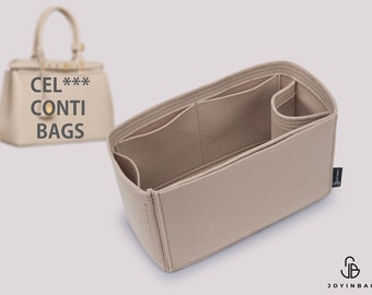 Handbag Organizer For Conti Bag | Tote Bag Organizer | Designer Purse Organizer | Bag Liner | Purse Insert | Purse Storage