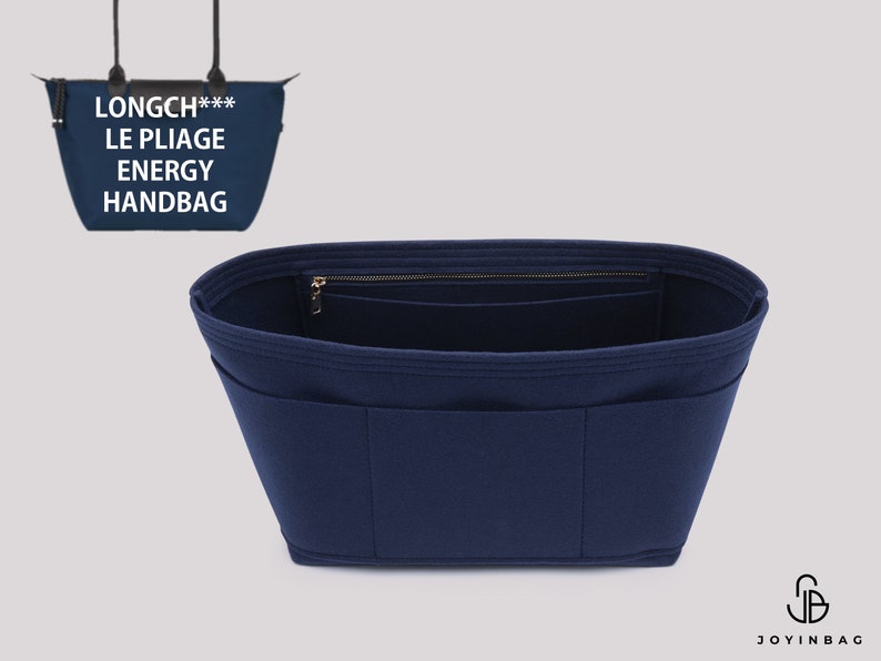 Aanpasbare Le Pliage Organizer en Le Pliage Bag Shaper: Hoogwaardige vilten organizer met 7 vakken en zak met ritssluiting afbeelding 1