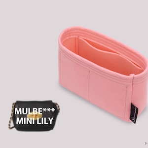 Mini-Lily-Tasche Filzeinsatz & Geldbörsen-Organizer - hochwertiger Filz, perfekte Kombination - Taschen für ultimative Organisation