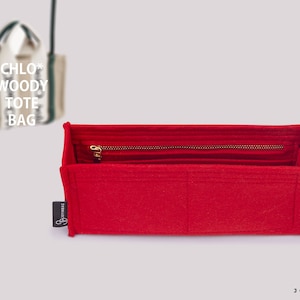 Purse Organizer For Chlo. Woody Tote Bag | Tote Bag Organizer | Designer Handbag Organizer | Bag Liner | Purse Insert | Purse Storage