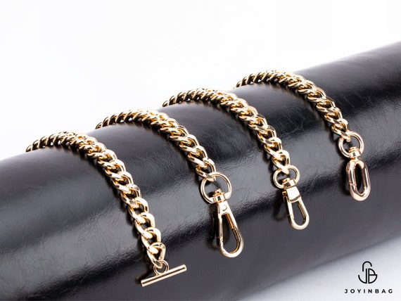 Customizable Chain Purse Strap High Quality Replacement Purse Chain, Metal  Shoulder Bag Chain for Wallets, Clutches Silver, Gold, Black 