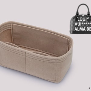 Purse Organizer For Alma BB Bags | Tote Bag Organizer | Designer Handbag Organizer | Bag Liner | Purse Insert | Purse Storage