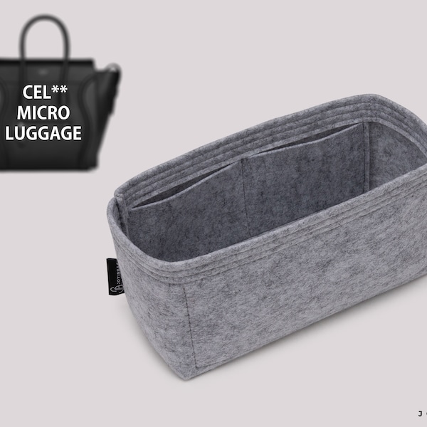 Premium Micro Luggage Bag Organizer: High-Quality Felt Bag Organizer, Fits Nano, Micro, Mini Luggage, and Medium Phantom Bag