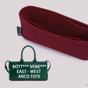 Purse Organizer For Bott. Vene. East-West Arco Tote Bag | Tote Bag Organizer | Designer Handbag Organizer | Bag Liner | Purse Insert