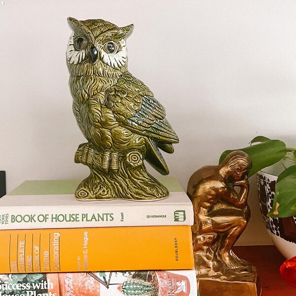 Vintage Owl Planter - As is