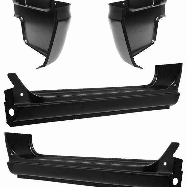 Factory Style Outer Rocker Panels & Cab Corners Kit fits 1967-1972 Chevy C/K Pickup