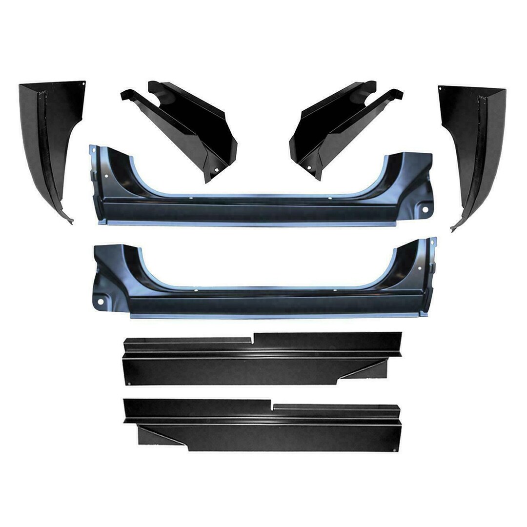 73 87 Chevy 4Pc Slip-On Rockers, Standard Cab Corners Kit, GMC