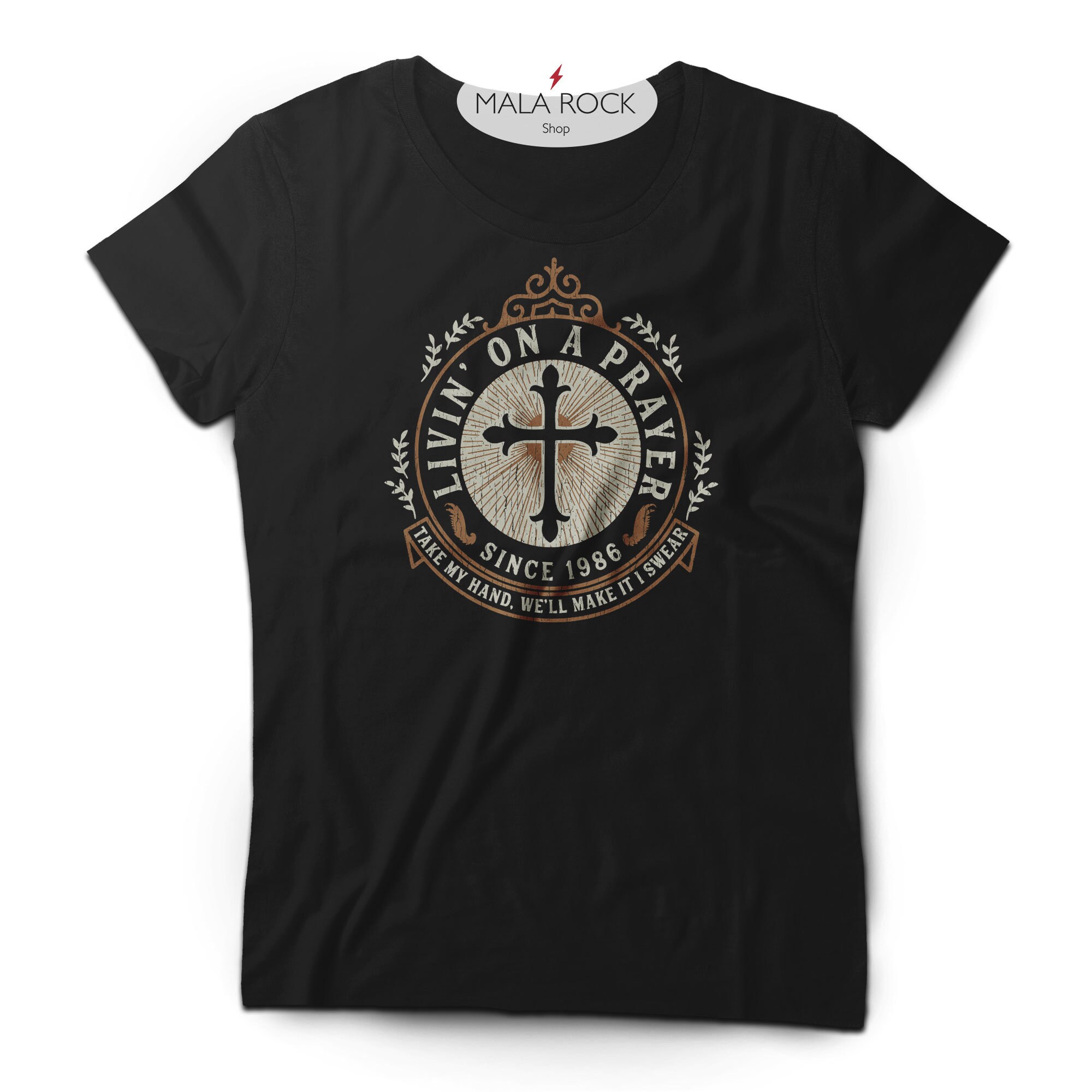 Living on a prayer t shirt Clearance