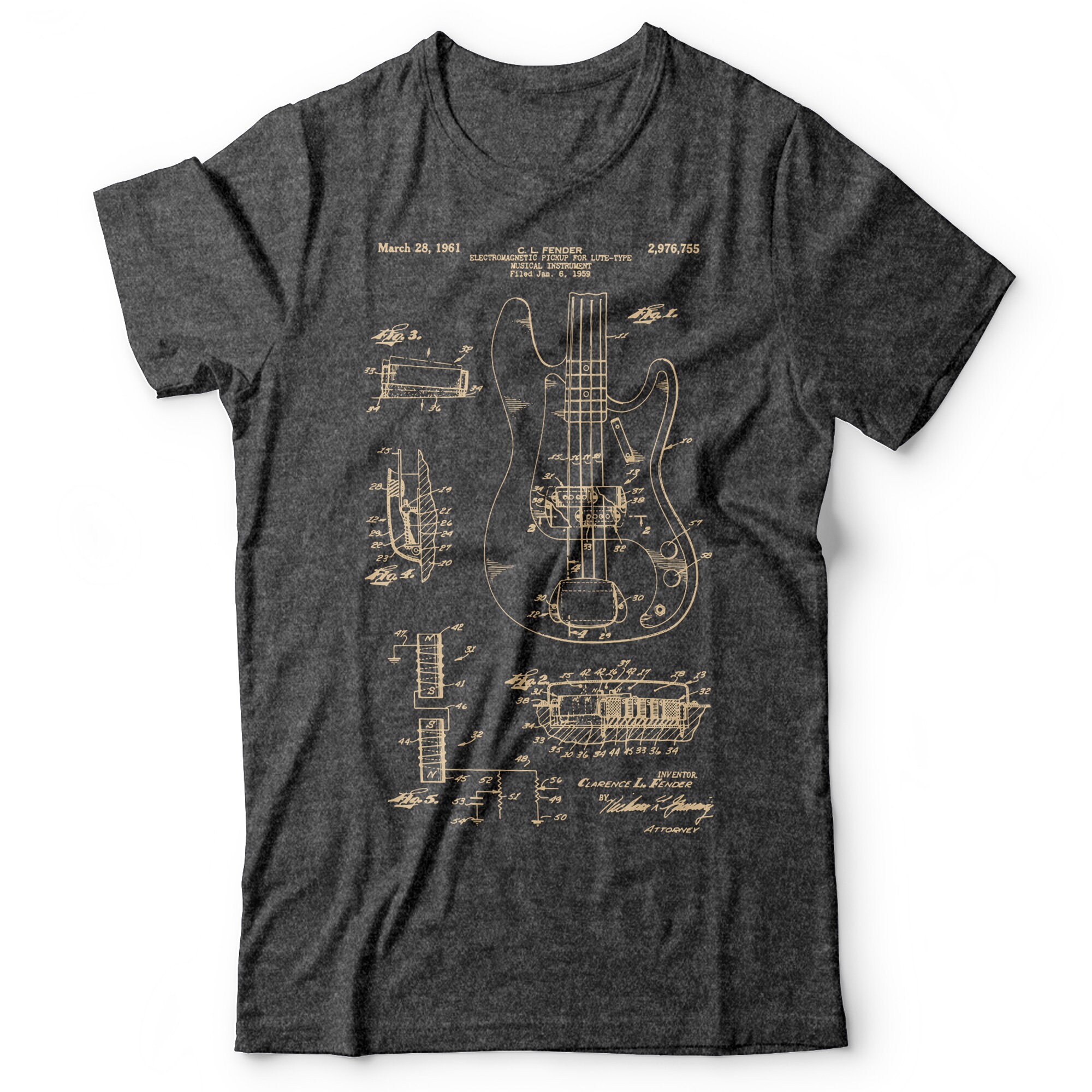 Bass Shirt Men Patent Bass T Shirt Bass Guitar T Shirt Bass Etsy