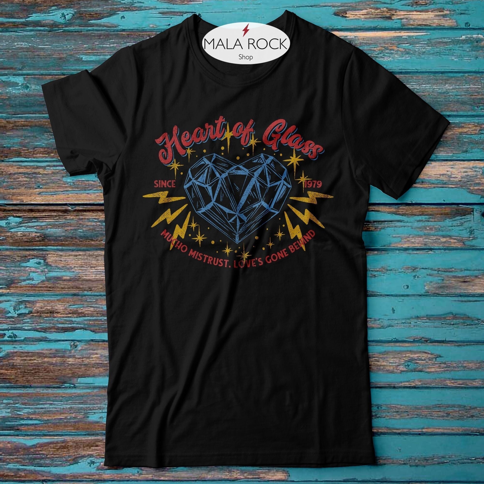 Blondie Shirt Men Heart of Glass T 
