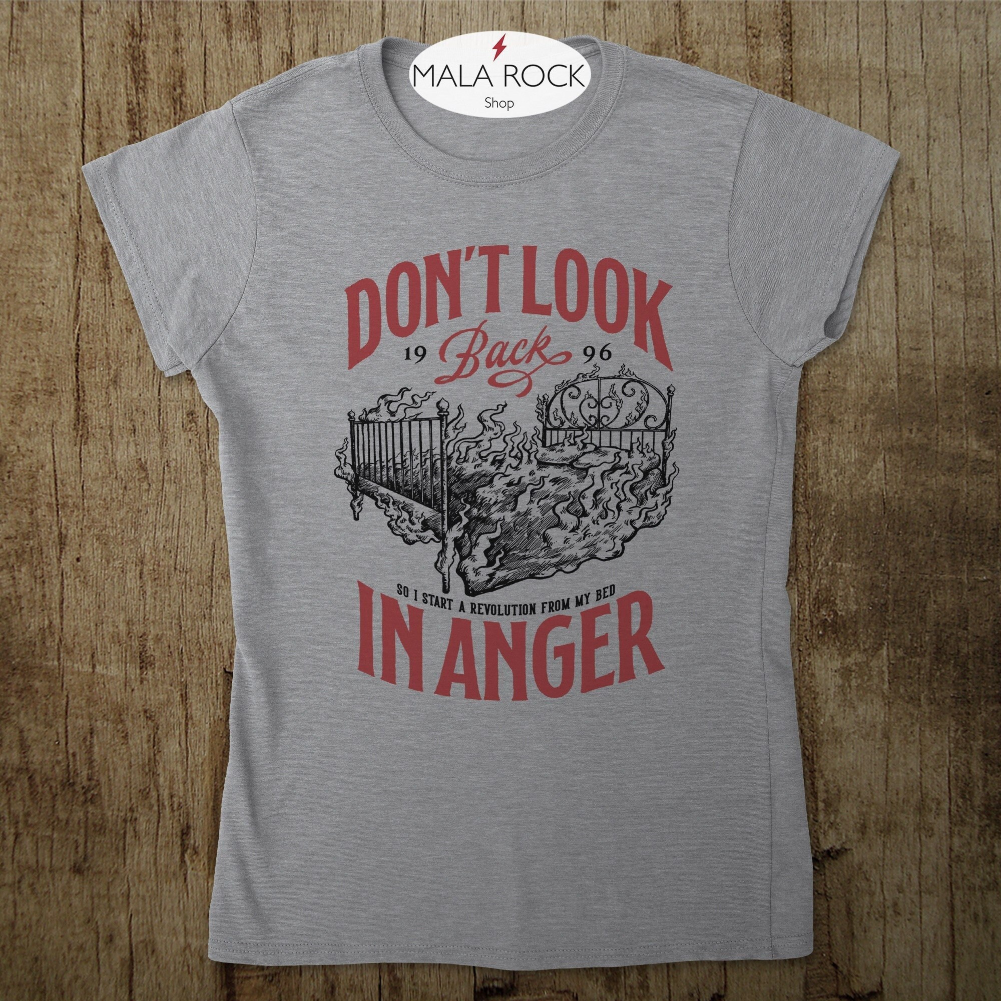 Oasis Shirt Women Don't Look Back in 