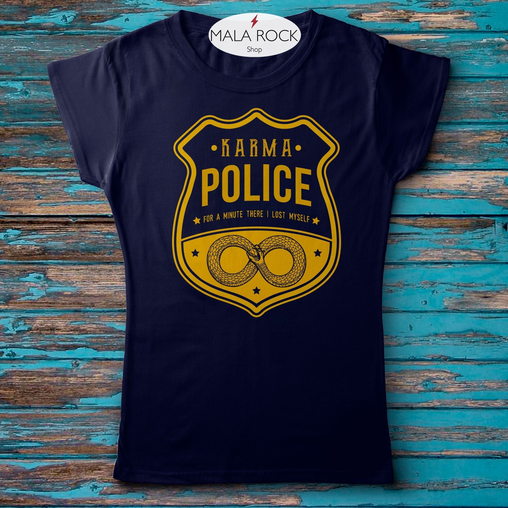 Radiohead Shirt Women Karma Police T 