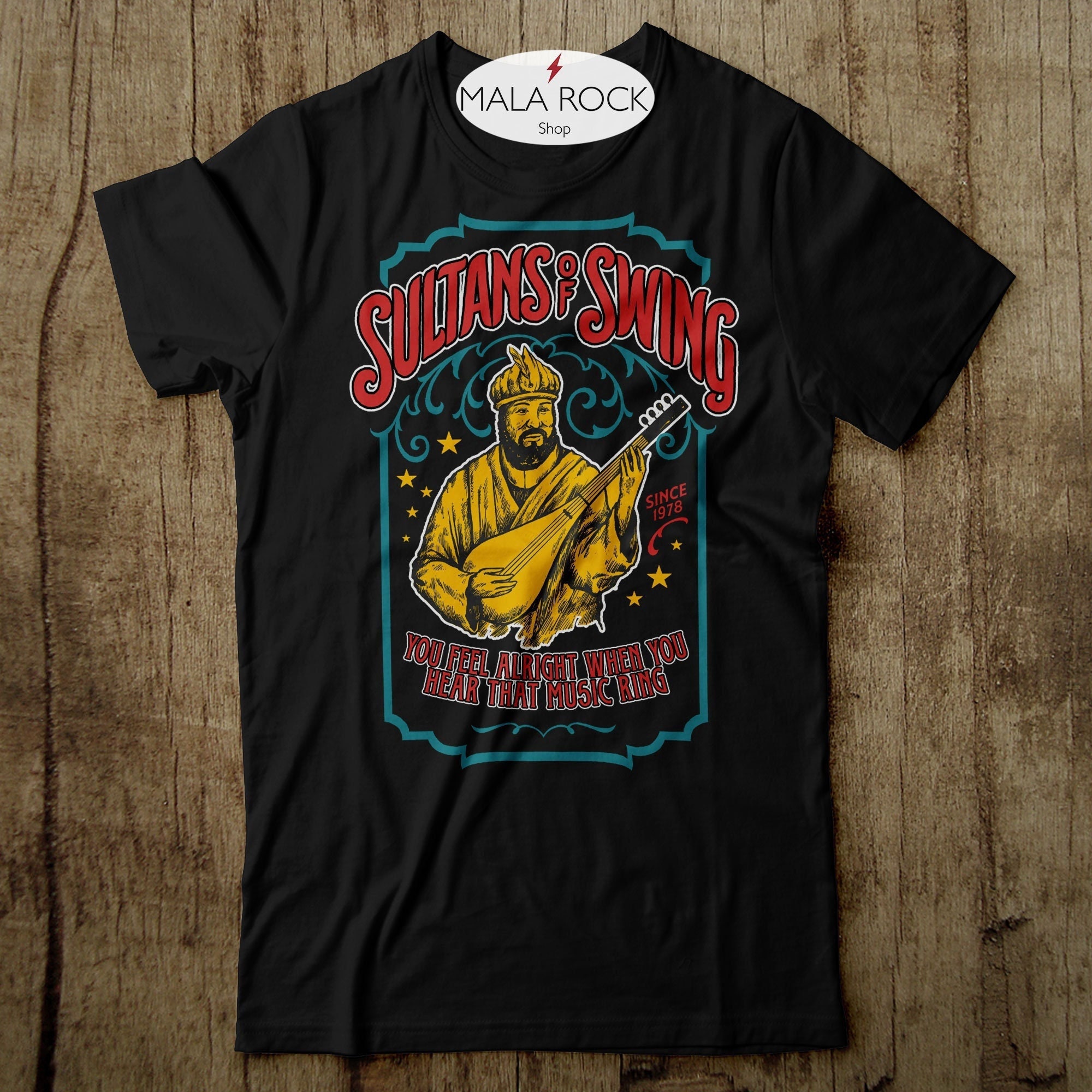 Dire Straits Shirt Men Sultans of Swing 