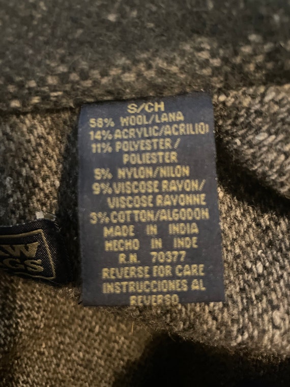 90s Vintage Stripe Shacket: Wool Blend, Unisex, S… - image 9