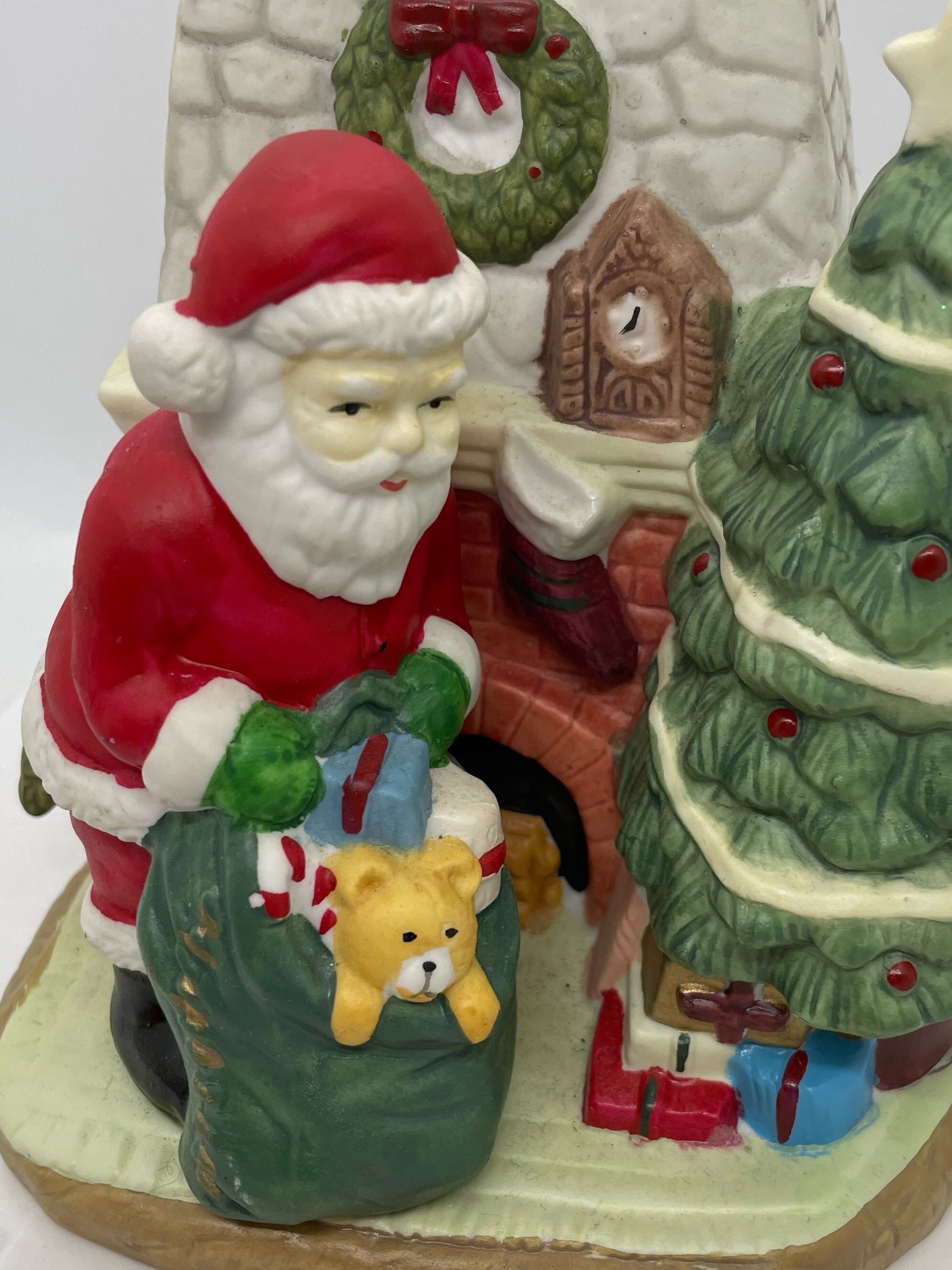 オルゴール　サンタクロース レトロ ヴィンテージ90年代サンタクロースオルゴール - レトロなクリスマス