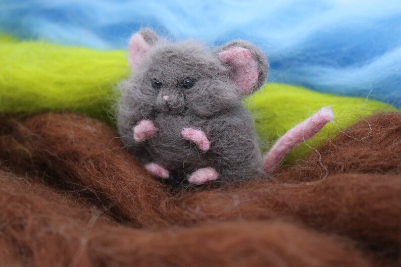 Needle Felt Mouse