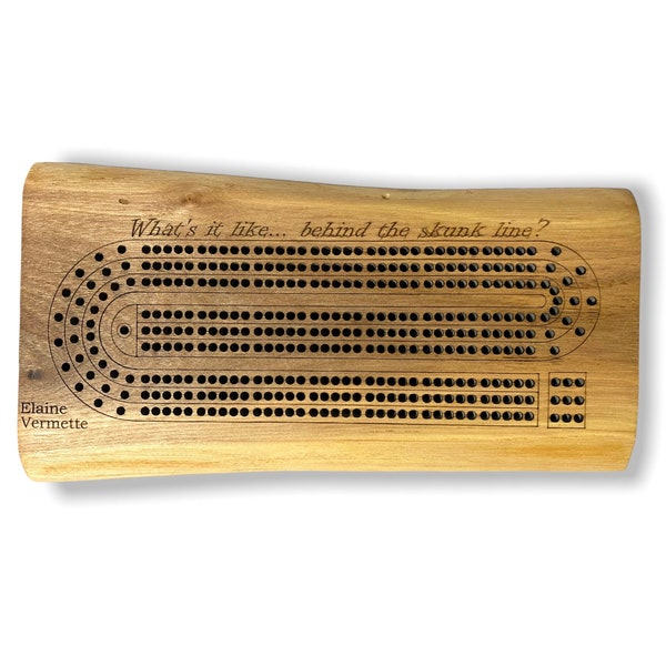 Cribbage Board Template Etsy