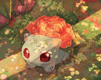 Bulbasaur Art Print Postcard