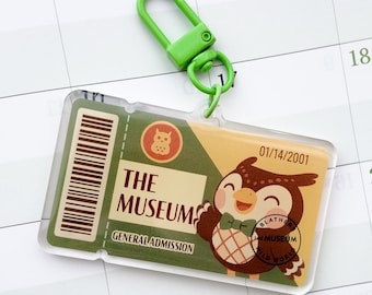 Museum Ticket AC Keychain