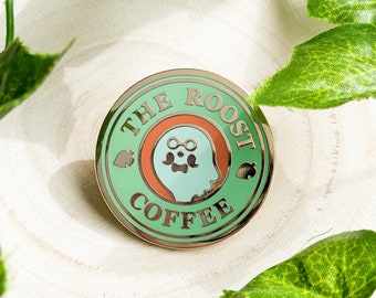 Animal Crossing The Roost Coffee Enamel Pin