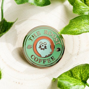 Animal Crossing The Roost Coffee Enamel Pin Bild 1