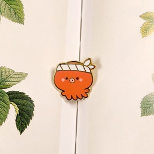 Lindo pin de esmalte de pulpo