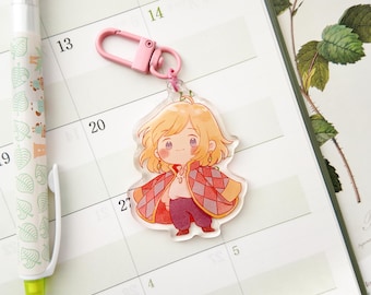 Cute Chibi Magician Boy Keychain