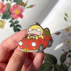 Psyduck Car Enamel Pin