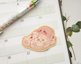 Kirby Crocs Matte Vinyl Sticker
