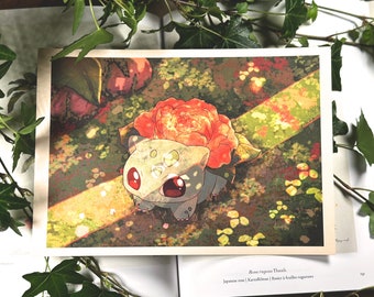 Impresión del arte de Bulbasaur Postal