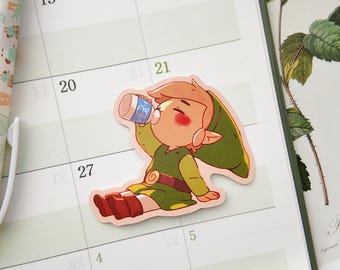 The Legend Of Zelda Link LonLon Milk Matte Vinyl Sticker