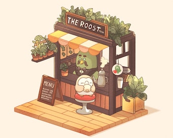 The Roost To Go Art Print Postcard