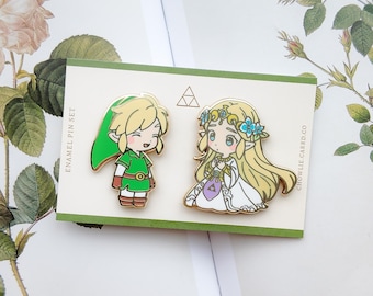 Zelda X Link Enamel Pin Set