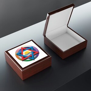 Hermetic Order of the Golden Dawn Heptagram Jewelry Box