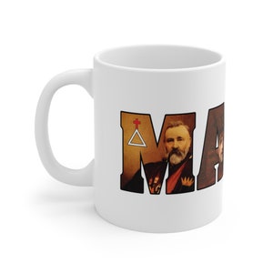 Golden Dawn Magic White Ceramic Mug 11oz