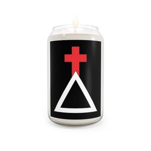 Golden Dawn Kreuz & Dreieck Duftkerze, 13.75oz