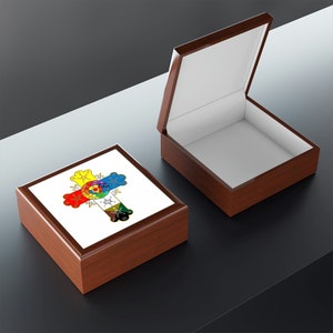 Hermetic Order of the Golden Dawn Rose Cross Lamen Jewelry Box