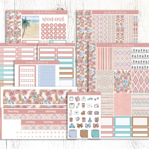 FREE SPIRIT | Vertical Weekly Planner Sticker Kit | Planner Stickers