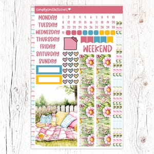 A5 Compact Vertical Mini Kit | PATCH WORK | Planner Sticker Kit