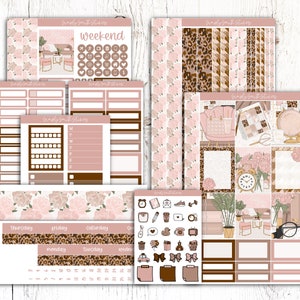 BOSS LADY | Vertical Weekly Planner Sticker Kit | Planner Stickers | Weekly Planner | Planner Supplies | Stationery Stickers
