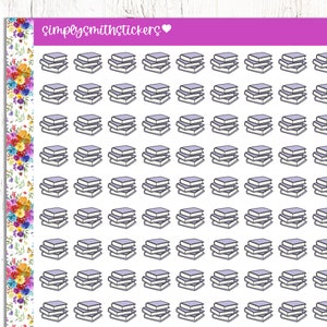 BOOKS Doodle Stickers | Planner Stickers
