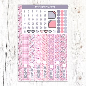 A5 Daily Duo MOMMYS HEART Planner Stickers Daily Planning Stickers SHEET A