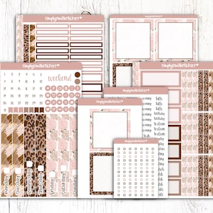 Duo quotidien A5 | BOSS LADY | Stickers pour agenda | Autocollants de planification quotidienne | Duo d'autocollants quotidiens A5